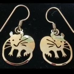 Wild Bryde Mouse Earrings Full-Body, Whimsical, Framed - Unofficial Wild Bryde Collector's Guide