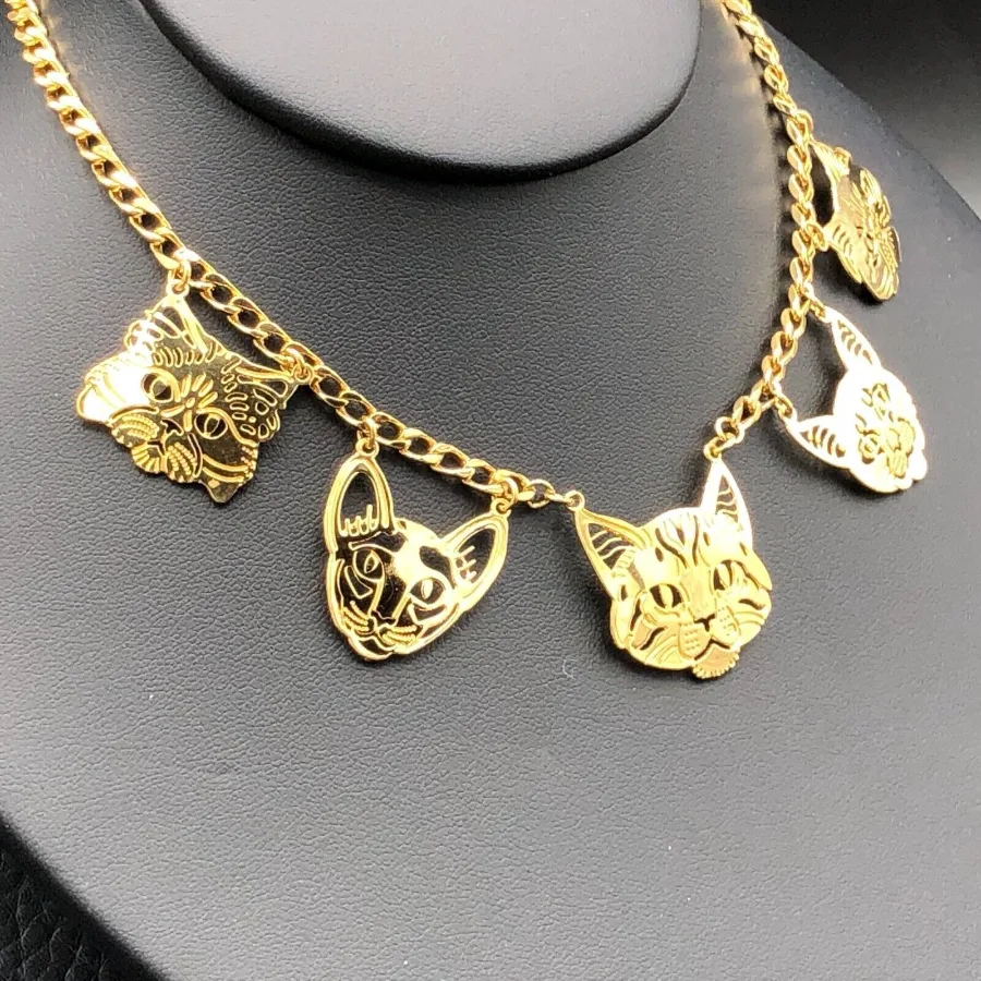 Wild Bryde Persian & Burmese & Siamese & Somali & Abyssinian & Scottish Fold & Maine Coon & Cat Necklace Face Only, Dangles or Articulation - Unofficial Wild Bryde Collector's Guide
