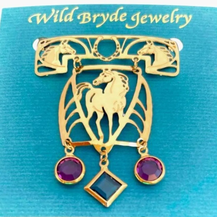 Wild Bryde Horse Brooch Full-Body, Dangles or Articulation, Pairs and Families - Unofficial Wild Bryde Collector's Guide