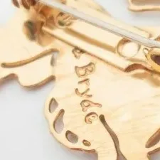 Wild Bryde Golden Retriever Earrings, Bracelet, Brooch Full-Body, Whimsical, Hallmark Photo - Unofficial Wild Bryde Collector's Guide