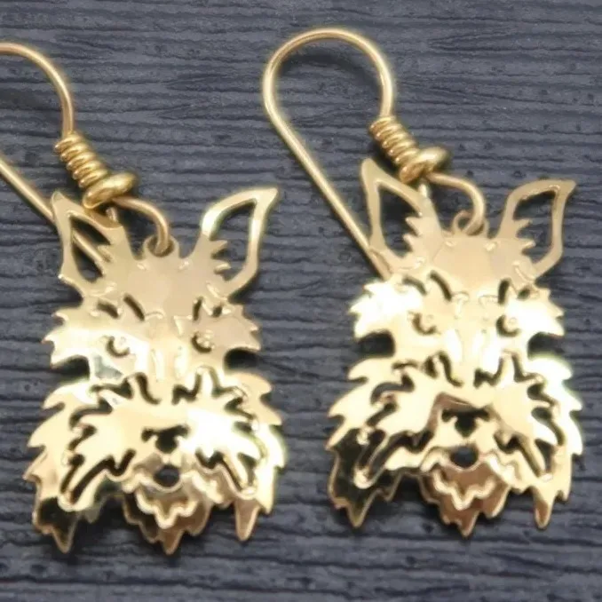 Wild Bryde Scottish Terrier Earrings Face Only - Unofficial Wild Bryde Collector's Guide