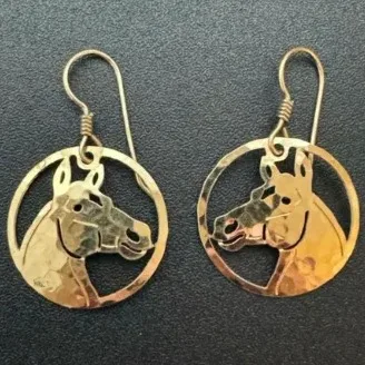 Wild Bryde Thoroughbred Earrings, Posts Face Only, Framed - Unofficial Wild Bryde Collector's Guide