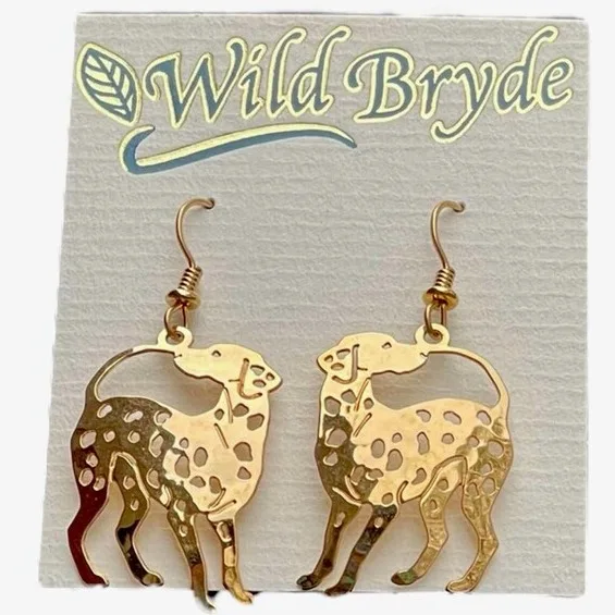 Wild Bryde Dalmation Earrings, Brooch Full-Body - Unofficial Wild Bryde Collector's Guide