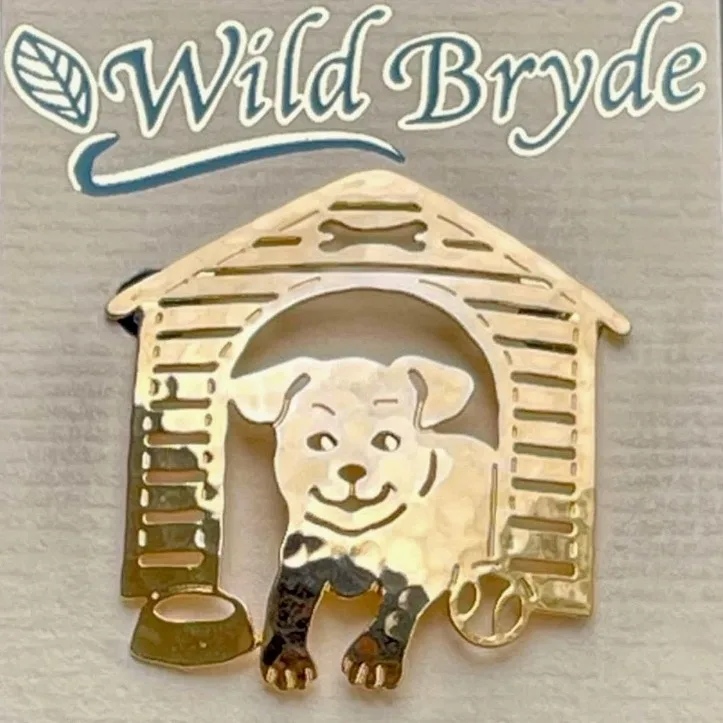 Wild Bryde Dog Earrings, Brooch Face Only, Landscape, Framed - Unofficial Wild Bryde Collector's Guide