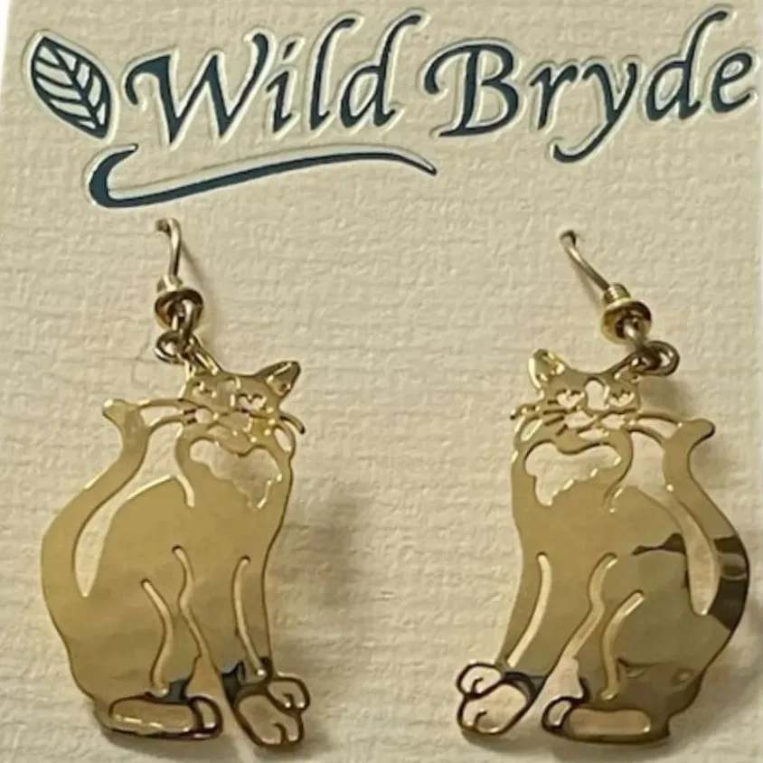 Wild Bryde Cat Earrings Full-Body - Unofficial Wild Bryde Collector's Guide