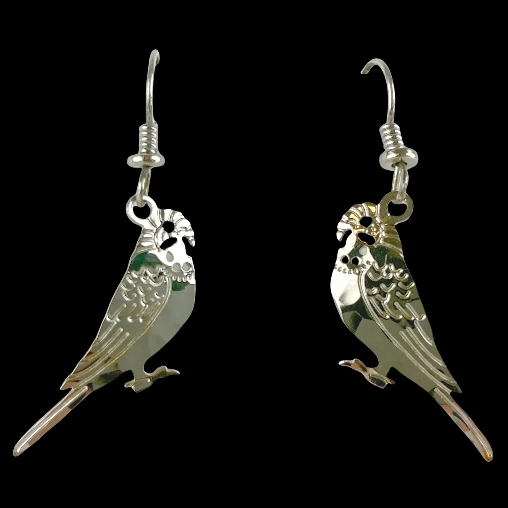 Wild Bryde Budgerigar Earrings Full-Body, Naturalistic - Unofficial Wild Bryde Collector's Guide
