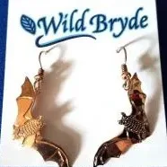 Wild Bryde Bat Earrings Full-Body, Whimsical - Unofficial Wild Bryde Collector's Guide