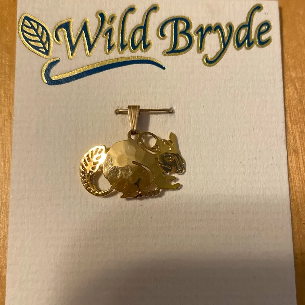 Wild Bryde Chinchilla Pendant Full-Body, Whimsical, Hallmark Photo - Unofficial Wild Bryde Collector's Guide