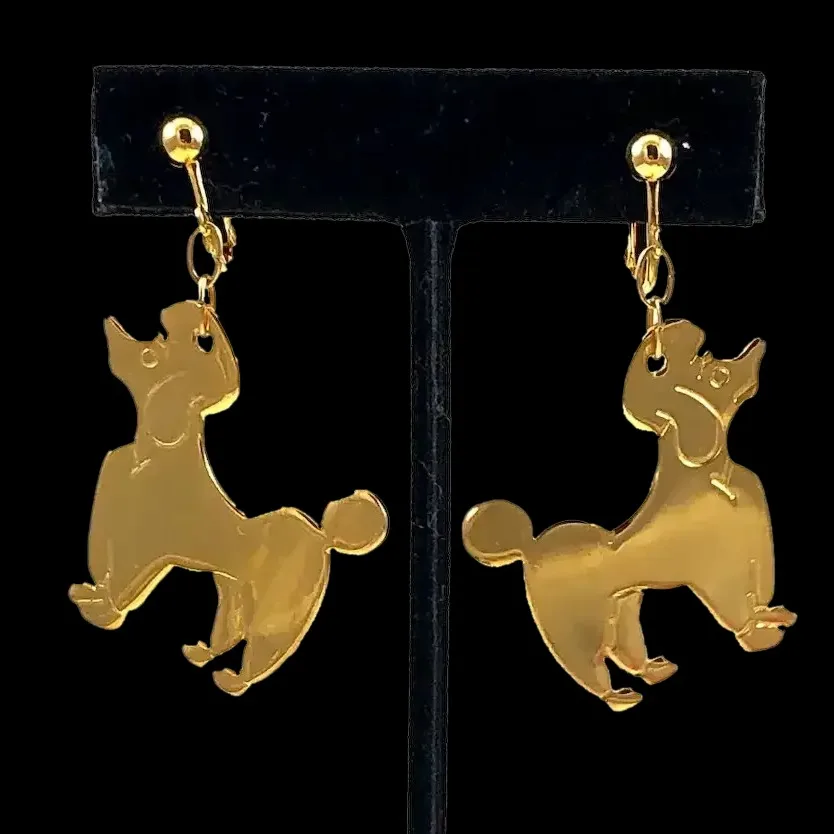 Wild Bryde Poodle Earrings Full-Body, Whimsical - Unofficial Wild Bryde Collector's Guide