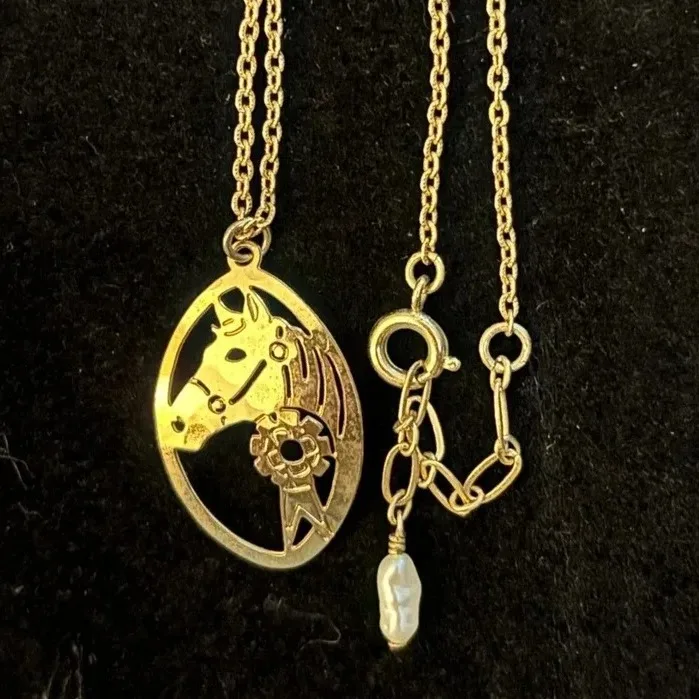 Wild Bryde Horse Pendant Face Only, Framed, Hallmark Photo - Unofficial Wild Bryde Collector's Guide