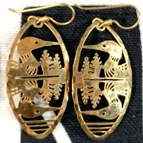 Wild Bryde Loon Earrings Landscape, Framed, Face Only - Unofficial Wild Bryde Collector's Guide
