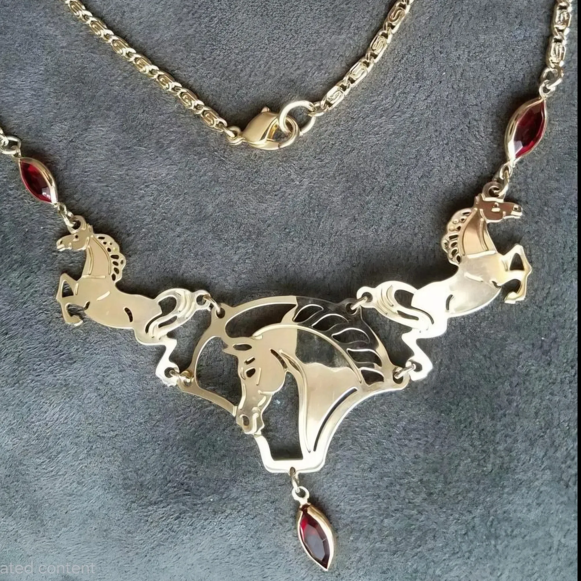 Wild Bryde Horse Necklace Full-Body, Face Only, Framed - Unofficial Wild Bryde Collector's Guide