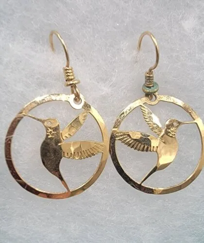 Wild Bryde Anna's Hummingbird Earrings, Pendant Full-Body, Framed - Unofficial Wild Bryde Collector's Guide