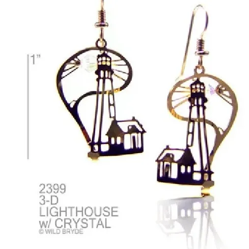 Wild Bryde Lighthouse Earrings Landscape, Beading - Unofficial Wild Bryde Collector's Guide