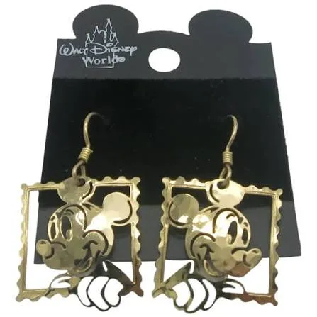 Wild Bryde Mickey Mouse Earrings Face Only, Framed, Whimsical - Unofficial Wild Bryde Collector's Guide