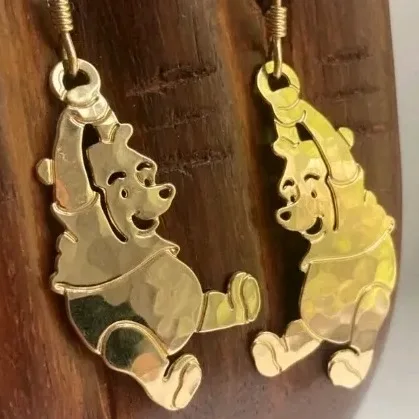 Wild Bryde Winnie the Pooh Earrings Full-Body, Whimsical, Hallmark Photo - Unofficial Wild Bryde Collector's Guide