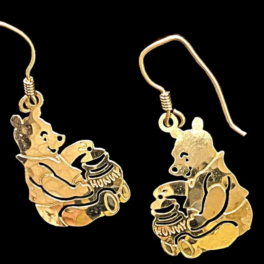 Wild Bryde Winnie the Pooh Earrings Full-Body, Whimsical, Hallmark Photo - Unofficial Wild Bryde Collector's Guide
