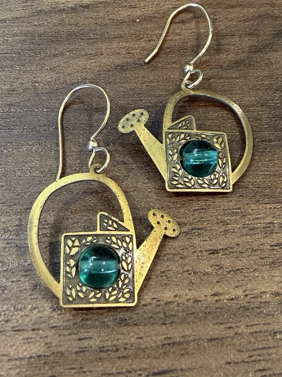 Wild Bryde Watering Can Earrings Landscape, Beading - Unofficial Wild Bryde Collector's Guide