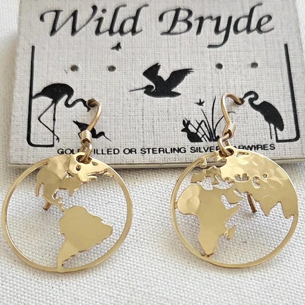 Wild Bryde Earth Earrings Landscape, Hallmark Photo - Unofficial Wild Bryde Collector's Guide