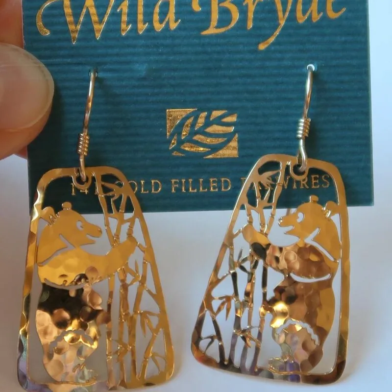Wild Bryde Panda Earrings Full-Body, Landscape, Framed - Unofficial Wild Bryde Collector's Guide