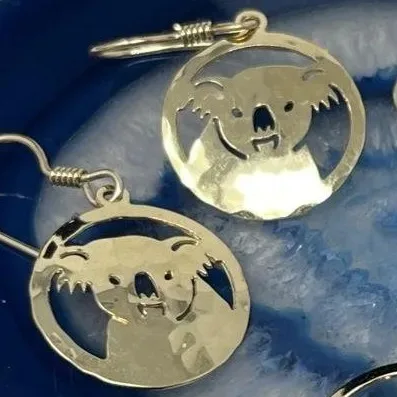 Wild Bryde Koala Earrings Face Only, Framed, Whimsical - Unofficial Wild Bryde Collector's Guide