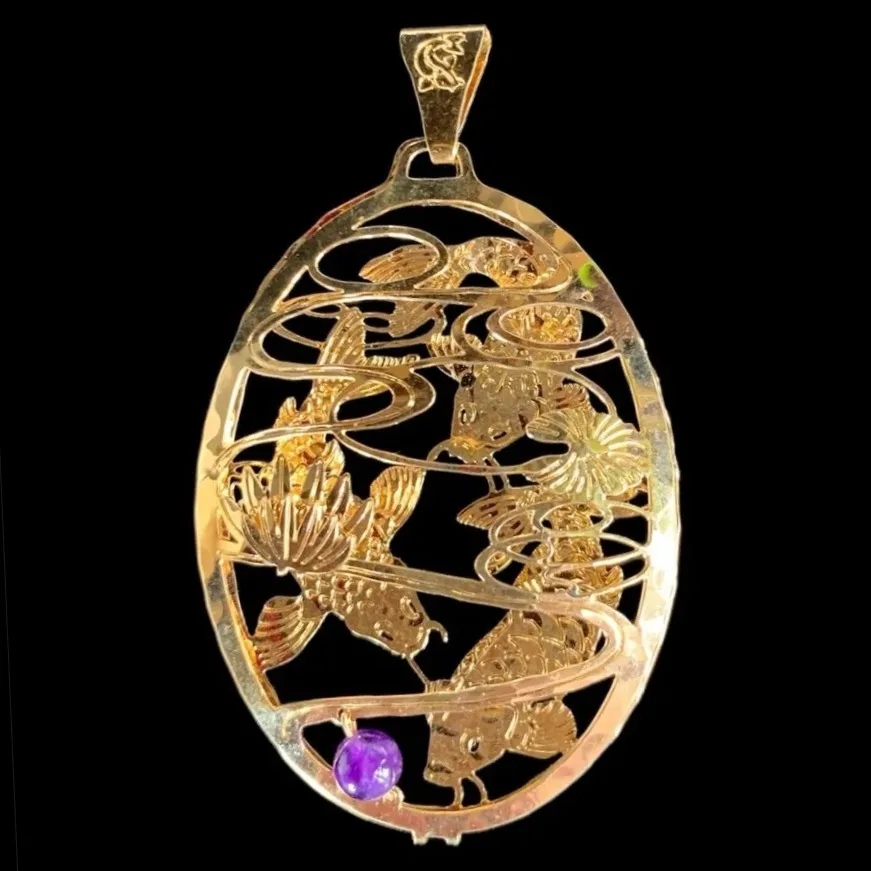 Wild Bryde Koi Pendant Full-Body, Framed, Landscape - Unofficial Wild Bryde Collector's Guide
