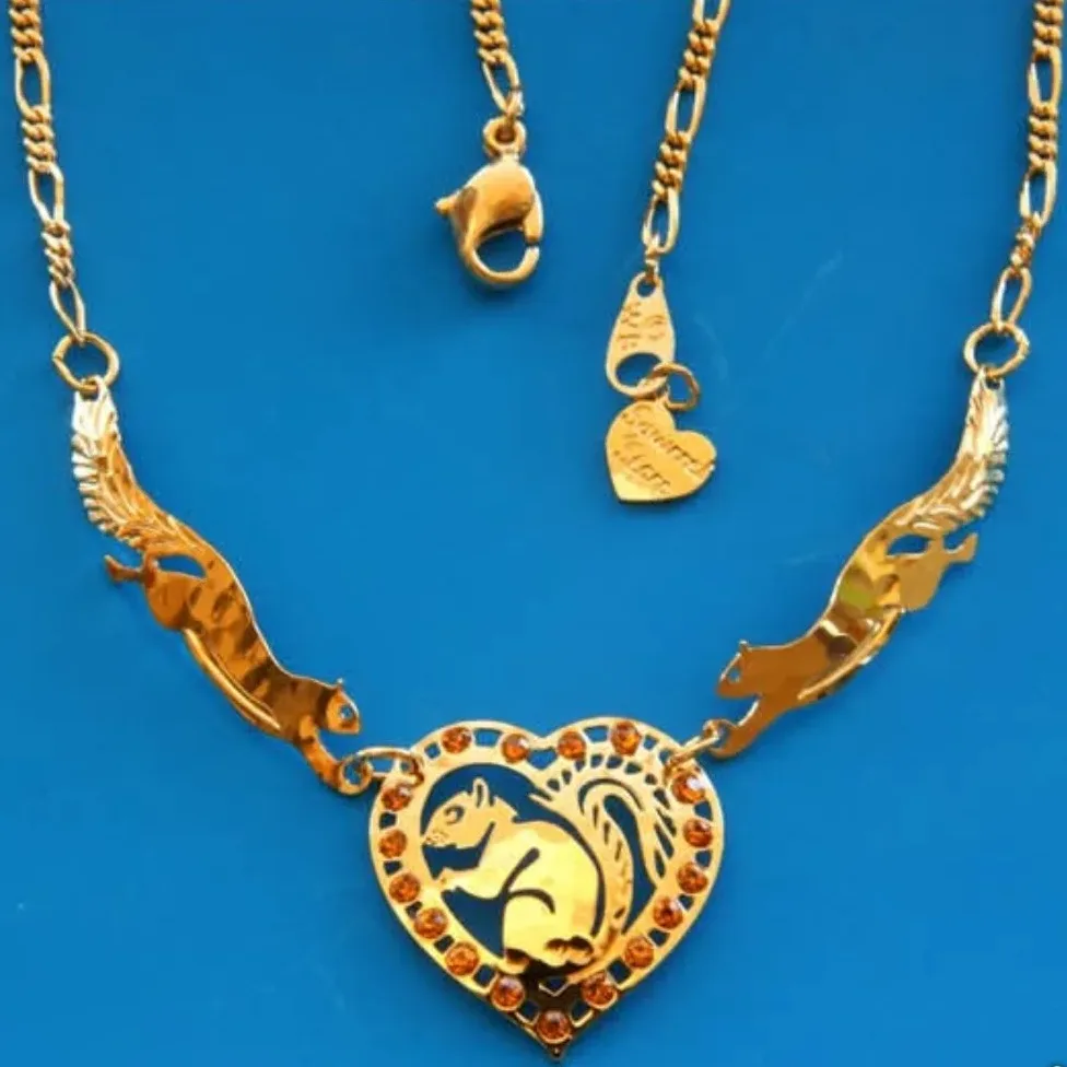 Wild Bryde Squirrel Earrings, Necklace, Bracelet Full-Body, Framed, Landscape - Unofficial Wild Bryde Collector's Guide