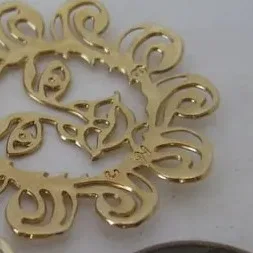 Wild Bryde Sun Earrings Face Only, Hallmark Photo - Unofficial Wild Bryde Collector's Guide