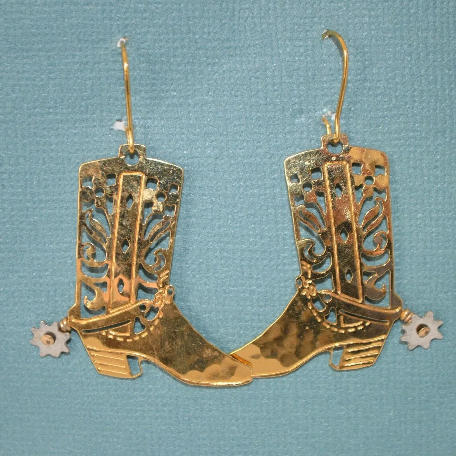 Wild Bryde Cowboy Boots Earrings Dangles or Articulation, Hallmark Photo - Unofficial Wild Bryde Collector's Guide