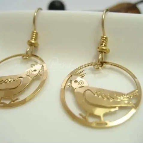Wild Bryde Cockatiel Earrings Full-Body, Framed, Whimsical - Unofficial Wild Bryde Collector's Guide