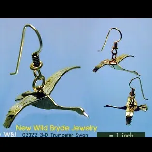 Wild Bryde Trumpeter Swan Earrings Theme Overlap - Unofficial Wild Bryde Collector's Guide