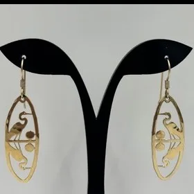 Wild Bryde Crane Earrings Full-Body, Framed, Landscape - Unofficial Wild Bryde Collector's Guide