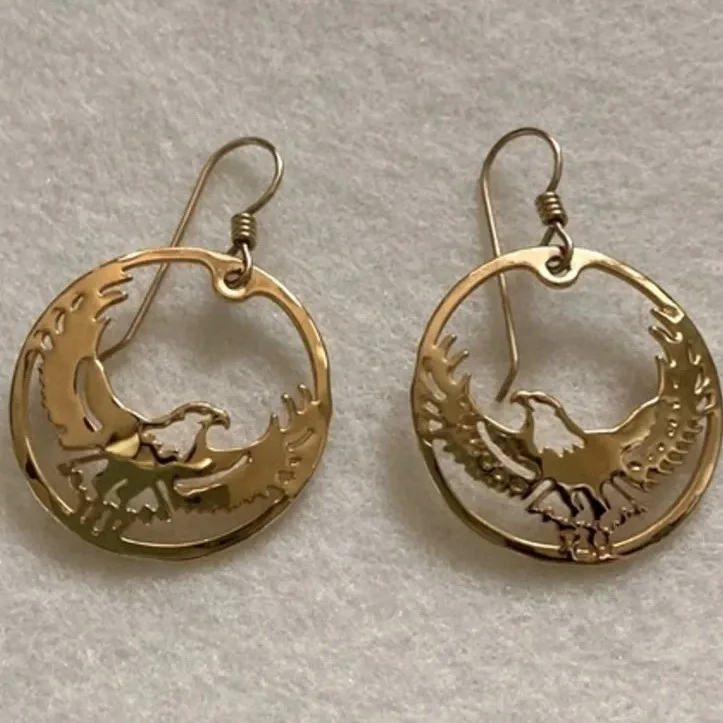 Wild Bryde Bald Eagle Earrings Full-Body, Framed, Whimsical - Unofficial Wild Bryde Collector's Guide