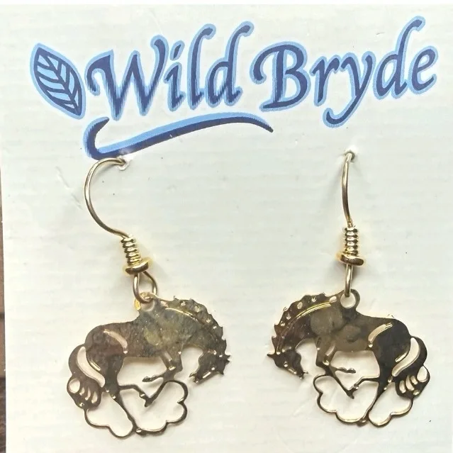 Wild Bryde Mustang Earrings, Pendant Full-Body, Landscape, Hallmark Photo - Unofficial Wild Bryde Collector's Guide