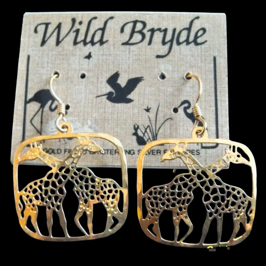 Wild Bryde Giraffe Earrings Framed, Pairs and Families, Full-Body - Unofficial Wild Bryde Collector's Guide