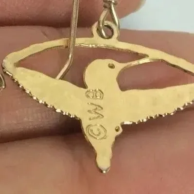 Wild Bryde Anna's Hummingbird Earrings Full-Body, Species Ambiguous, Framed - Unofficial Wild Bryde Collector's Guide