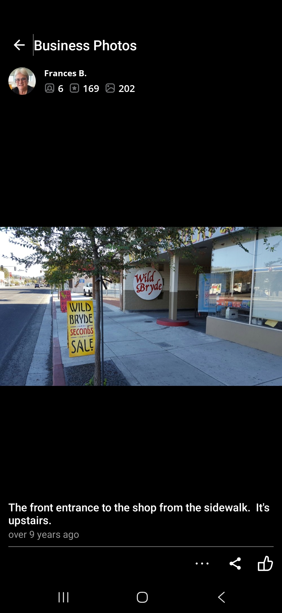 Exterior of Wild Bryde retail store circa 2011. Source: Wild Bryde Yelp.