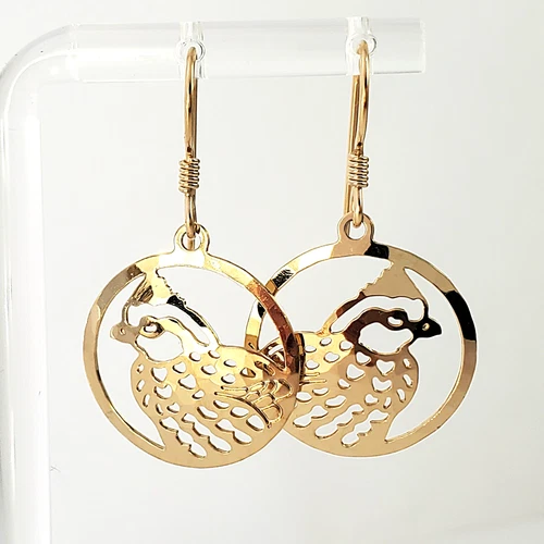 Wild Bryde Bobwhite Earrings, Brooch, Pendant Framed, Landscape, Face Only - Unofficial Wild Bryde Collector's Guide