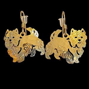 Wild Bryde Cairn Terrier Earrings, Pendant, Brooch Full-Body, Hallmark Photo - Unofficial Wild Bryde Collector's Guide